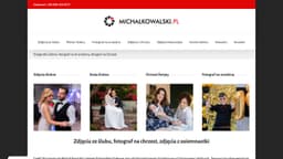 Preview of the photographer's website