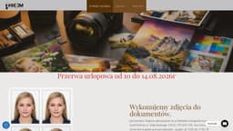 Preview of the photographer's website
