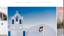 Preview of the photographer's website