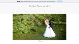 Preview of the photographer's website