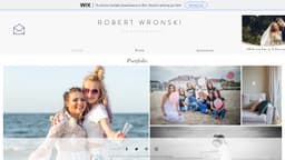 Preview of the photographer's website