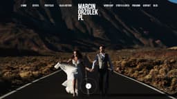 Preview of the photographer's website