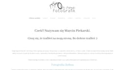 Preview of the photographer's website