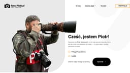 Preview of the photographer's website