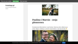 Preview of the photographer's website