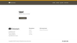 Preview of the photographer's website