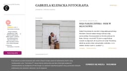 Podgląd strony internetowej fotografa