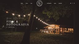 Preview of the photographer's website