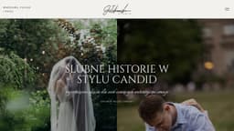 Podgląd strony internetowej fotografa