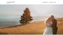 Preview of the photographer's website