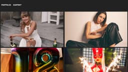 Preview of the photographer's website