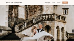Preview of the photographer's website