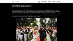 Preview of the photographer's website