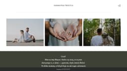 Preview of the photographer's website