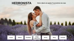 Preview of the photographer's website