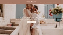 Preview of the photographer's website