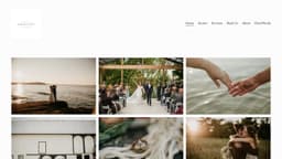 Preview of the photographer's website
