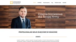 Podgląd strony internetowej fotografa