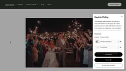 Preview of the photographer's website