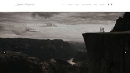 Preview of the photographer's website