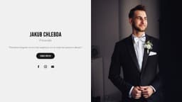 Preview of the photographer's website