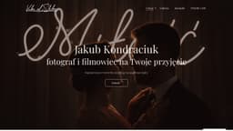 Podgląd strony internetowej fotografa