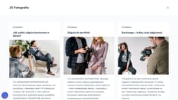 Preview of the photographer's website