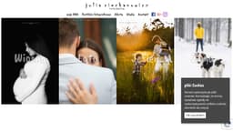 Preview of the photographer's website