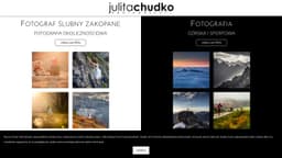 Preview of the photographer's website