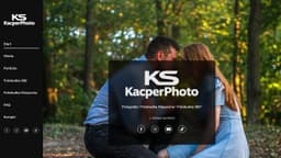 Podgląd strony internetowej fotografa