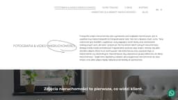 Podgląd strony internetowej fotografa