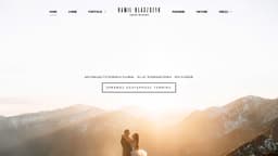 Preview of the photographer's website