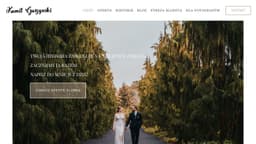 Podgląd strony internetowej fotografa
