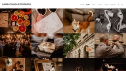 Preview of the photographer's website