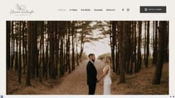 Preview of the photographer's website