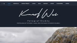 Preview of the photographer's website