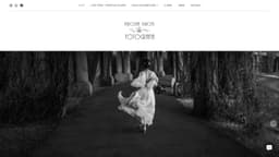 Preview of the photographer's website