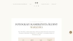 Podgląd strony internetowej fotografa