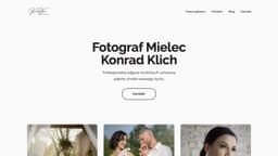 Preview of the photographer's website