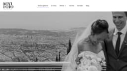 Preview of the photographer's website