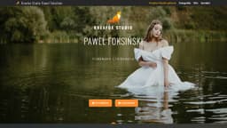 Preview of the photographer's website
