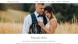 Preview of the photographer's website