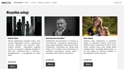 Preview of the photographer's website