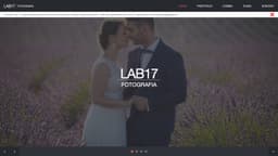 Preview of the photographer's website