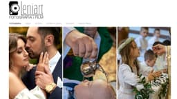 Preview of the photographer's website