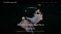 Preview of the photographer's website