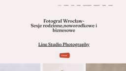 Podgląd strony internetowej fotografa