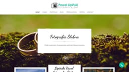 Preview of the photographer's website