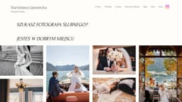 Podgląd strony internetowej fotografa