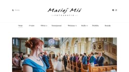 Preview of the photographer's website